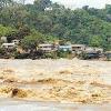 Vila no Amazonas, vila de pescadores que ficava do outro lado da Cachoeira do Teotônio